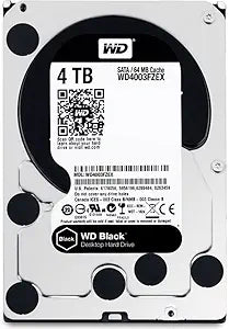 Western Digital WD4003FZEX 4TB WD Black Performance HDD — main product image