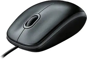 Logitech 910-001439 B100 Corded USB Mouse - Black