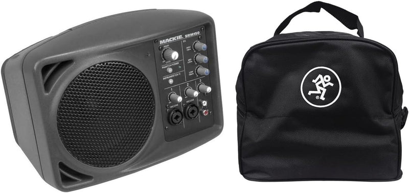 Mackie SRM150 Powered Active PA Monitor Speaker Bag Bundle — main product image