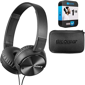 Sony E1SNZX110NCK Noise Cancelling Headphones Bundle