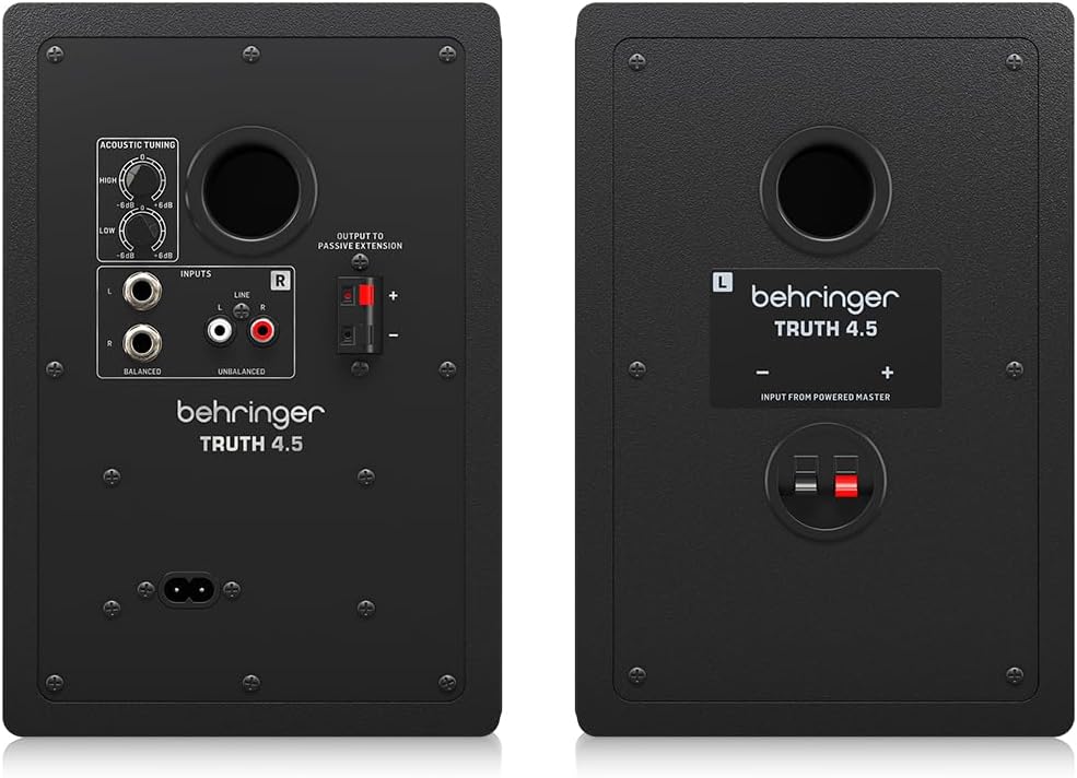 Behringer TRUTH 4.5 Powered Studio Monitor Pair: 64-Watt