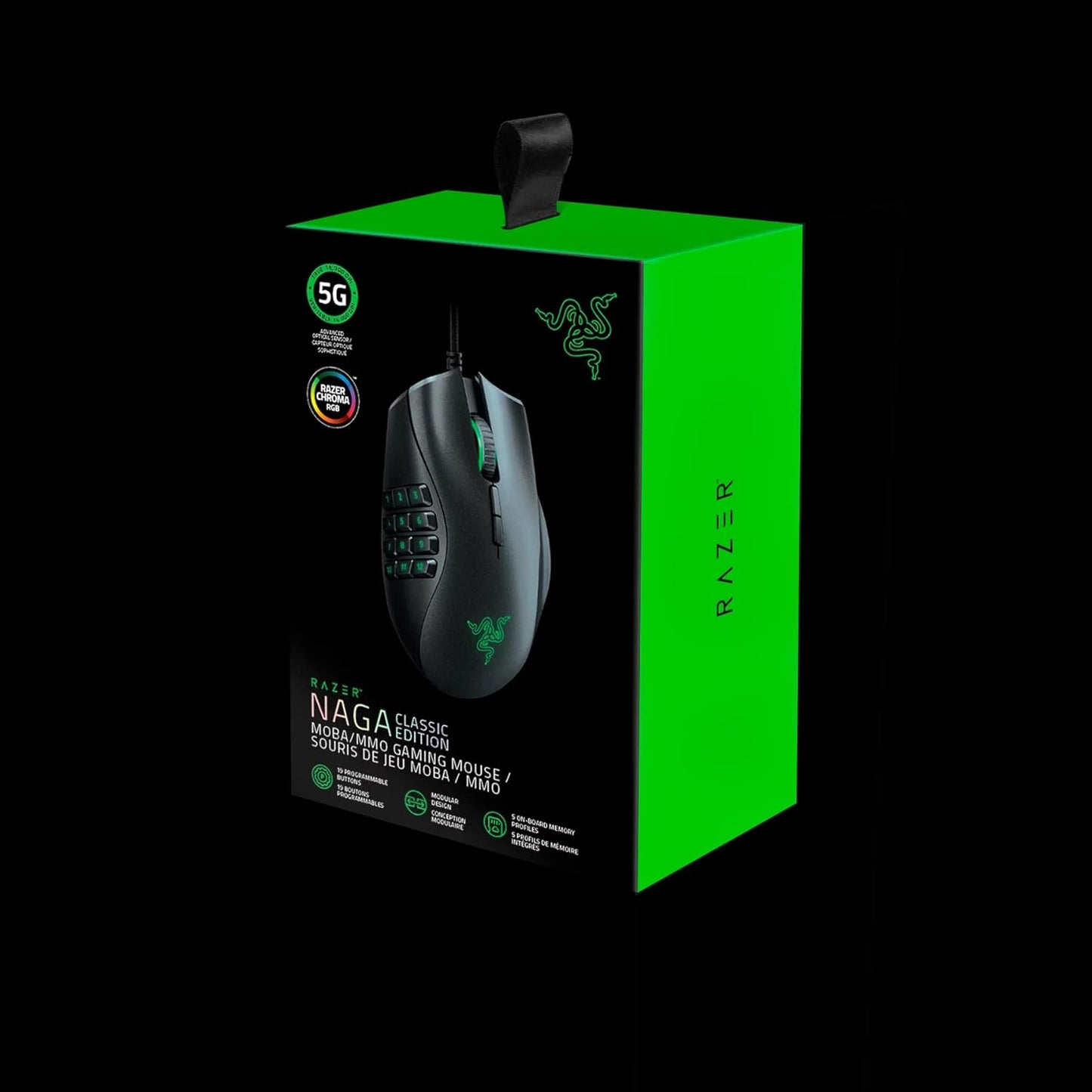 Razer RZ01-02410200-R3U1 Naga Classic MMO Gaming Mouse