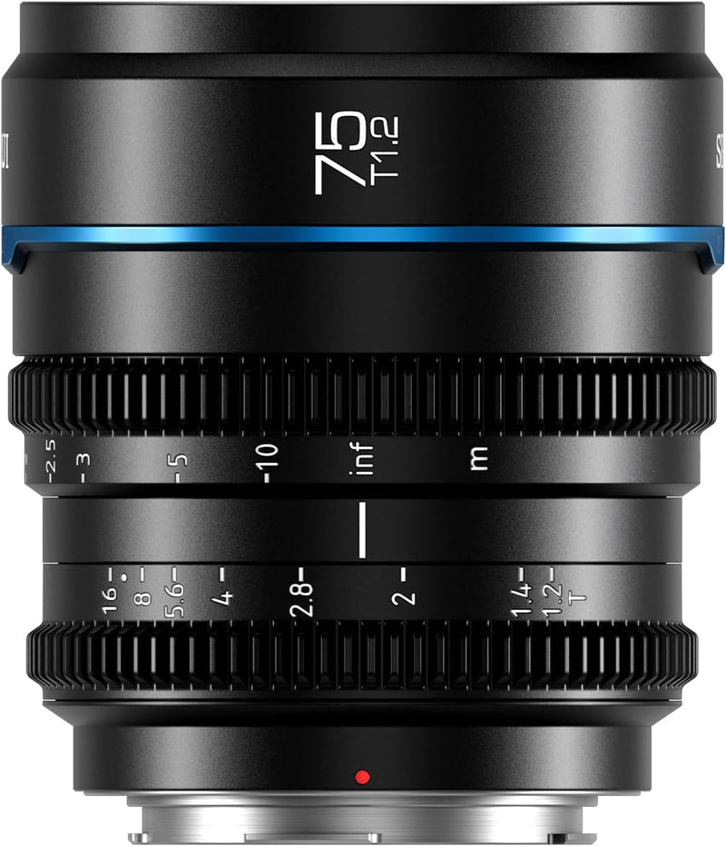 Sirui MS75L-B-AM Night Walker 75mm T1.2 Cine Lens - L Mount — main product image