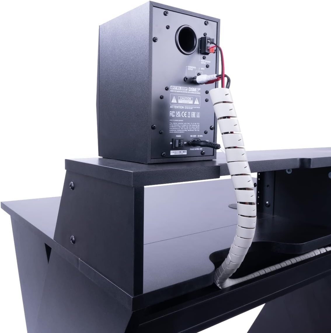 Glorious AMS-SOUND-DESK-COM-WHT Compact Studio Workstation - White