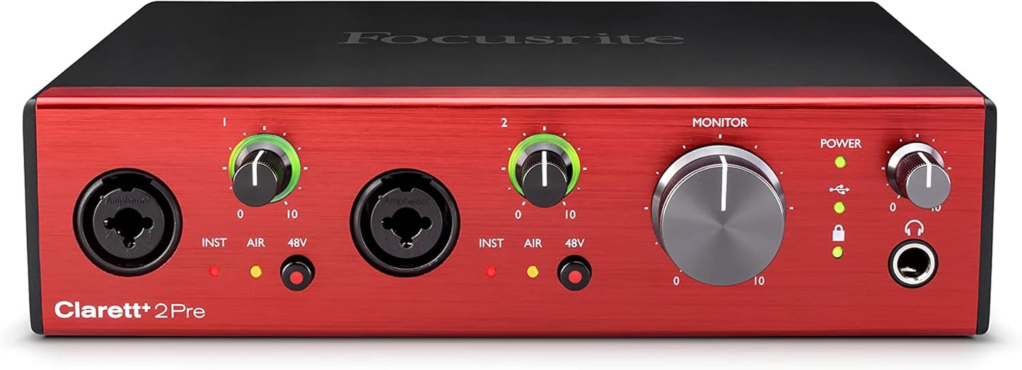 Focusrite Clarett+ 2Pre USB-C Audio Interface
