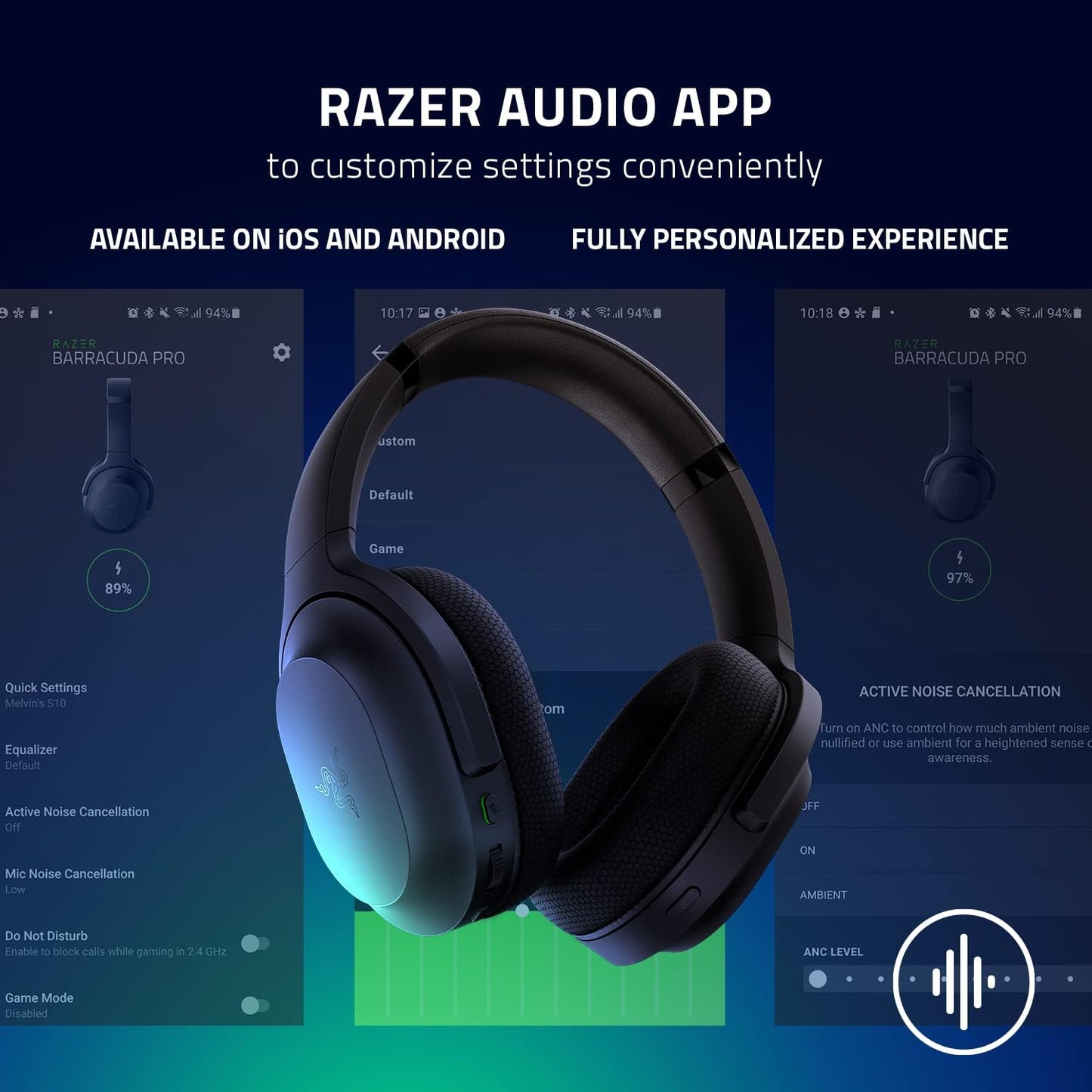 Razer Barracuda Wireless Gaming Headset Renewed