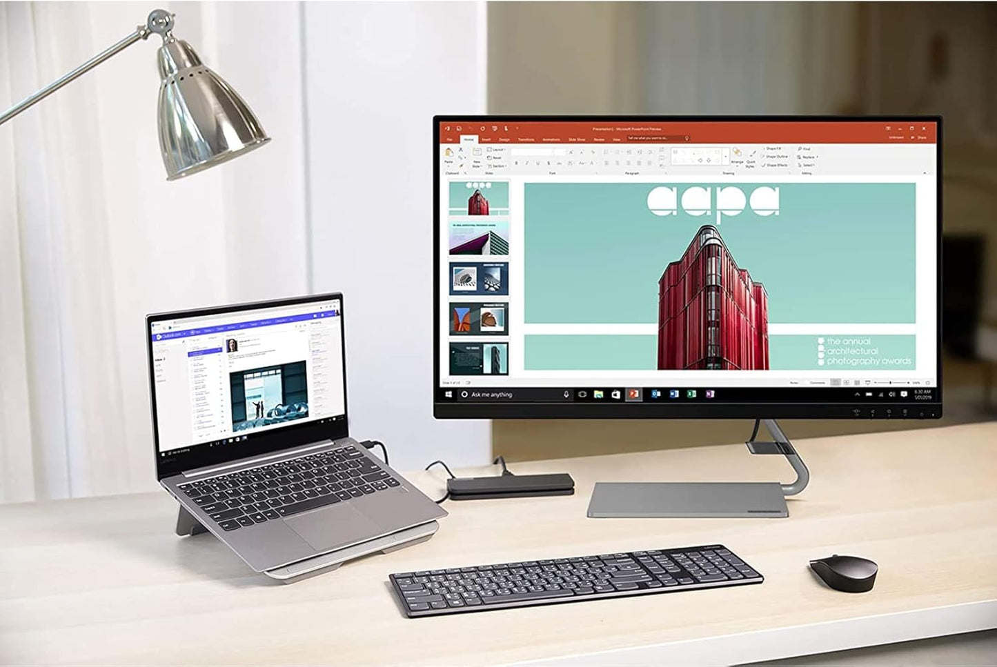 Lenovo GXF0X02618 Portable Aluminum Laptop Stand