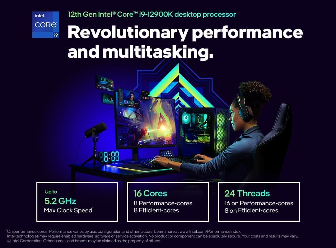 Intel BX8071512900K Core i9 Gaming Desktop Processor