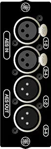 Soundcraft Si AES/EBU Card 4+4 XLR Module — main product image