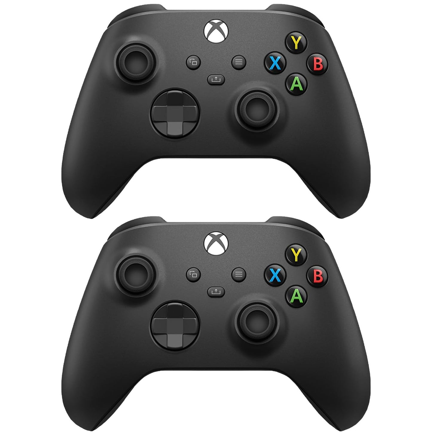Microsoft E2MSQAT00007 Xbox Core Wireless Controller 2-Pack - Black