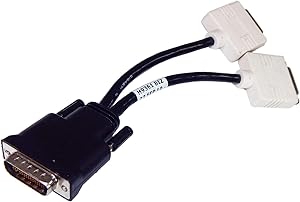 Dell H9361 DMS-59 to Dual DVI Video Y-Splitter Cable