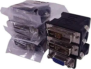 HP 612330-002-L6 DVI-A to VGA Video Adapter Lot — main product image