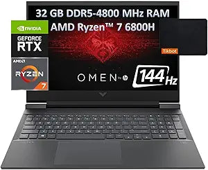 HP Victus Gaming 16.1" Laptop Ryzen 7 RTX 3050 Ti DDR5