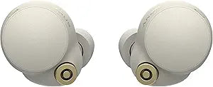 Sony WF1000XM4/S Silver Noise-Canceling Wireless Earbuds with Alexa