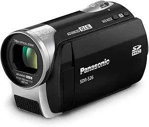 Panasonic SDR-S26-K SD Camcorder - Black Compact Recorder