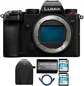 Panasonic s5 LUMIX Full-Frame Mirrorless Camera Bundle