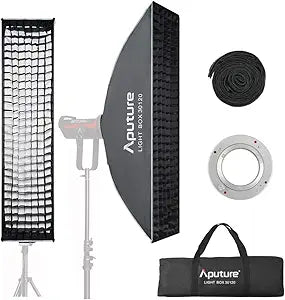 Aputure Light Box Rectangle Softbox with Grid 30X120 — main product image