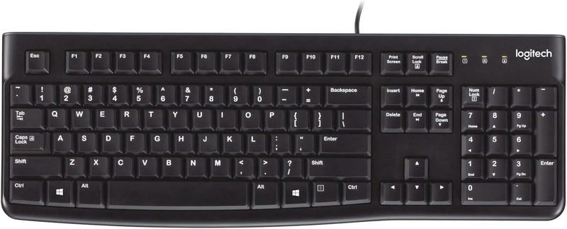 Logitech 920-002478 K120 Wired Keyboard - Black — main product image