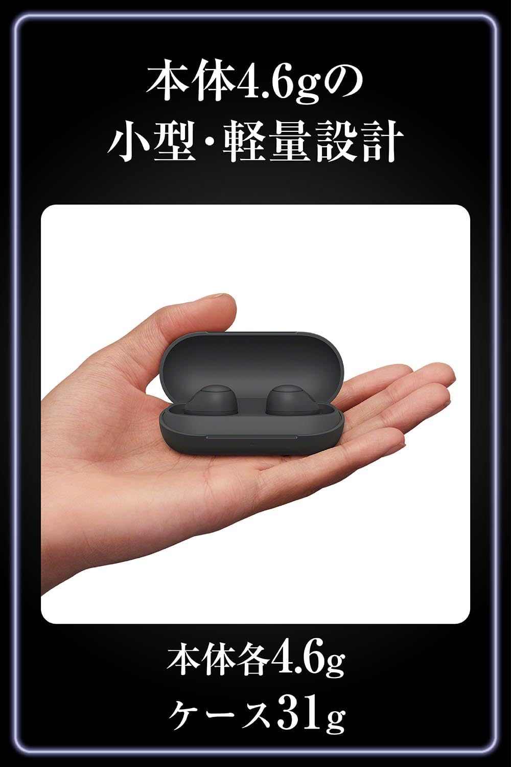 Sony WF-C700N BZ Wireless Noise-Canceling Black Earbuds