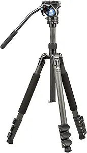 Sirui ET-1204 + VA-5 Carbon Fiber Travel Video Tripod — main product image