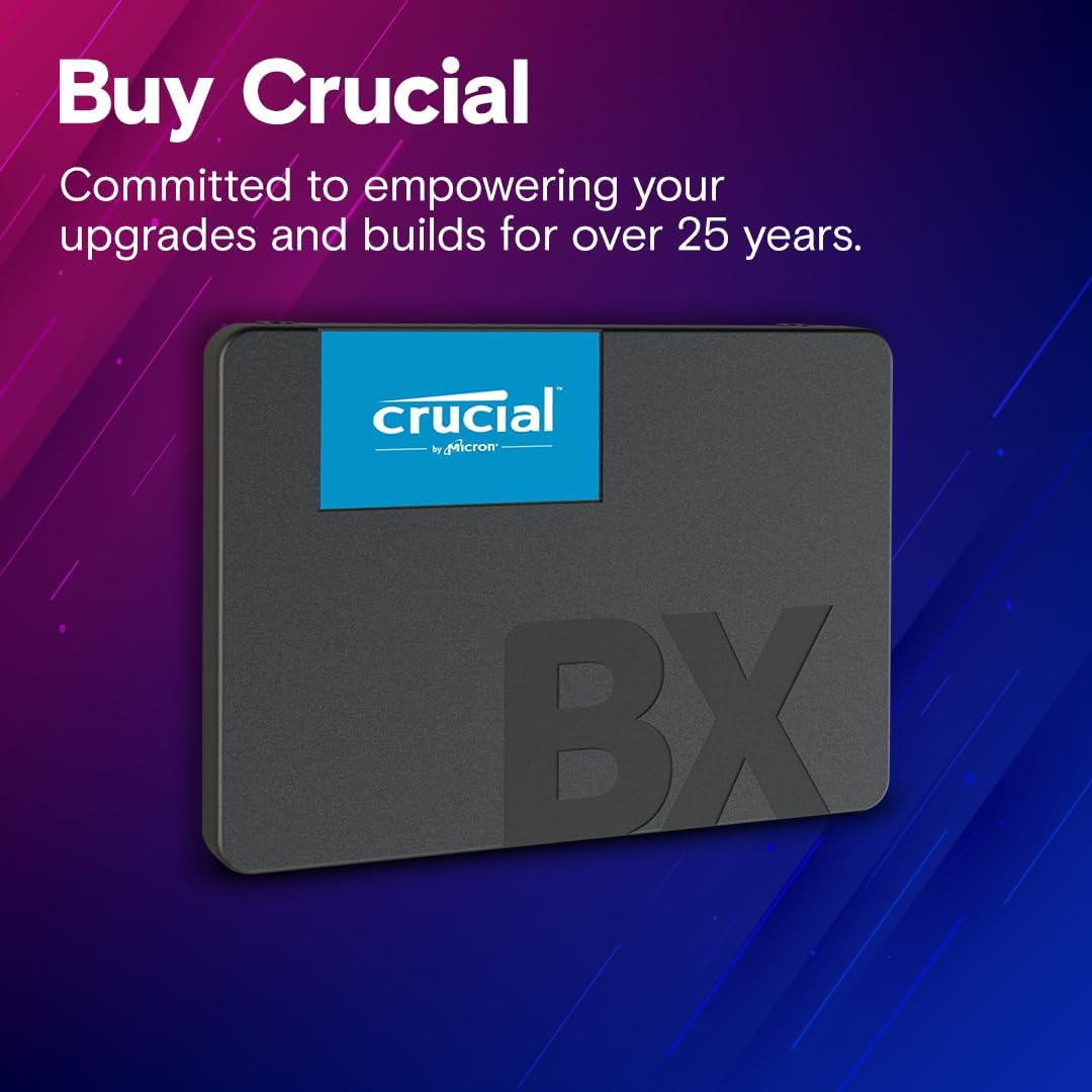 Crucial CT240BX500SSD1 240GB BX500 SATA Internal SSD