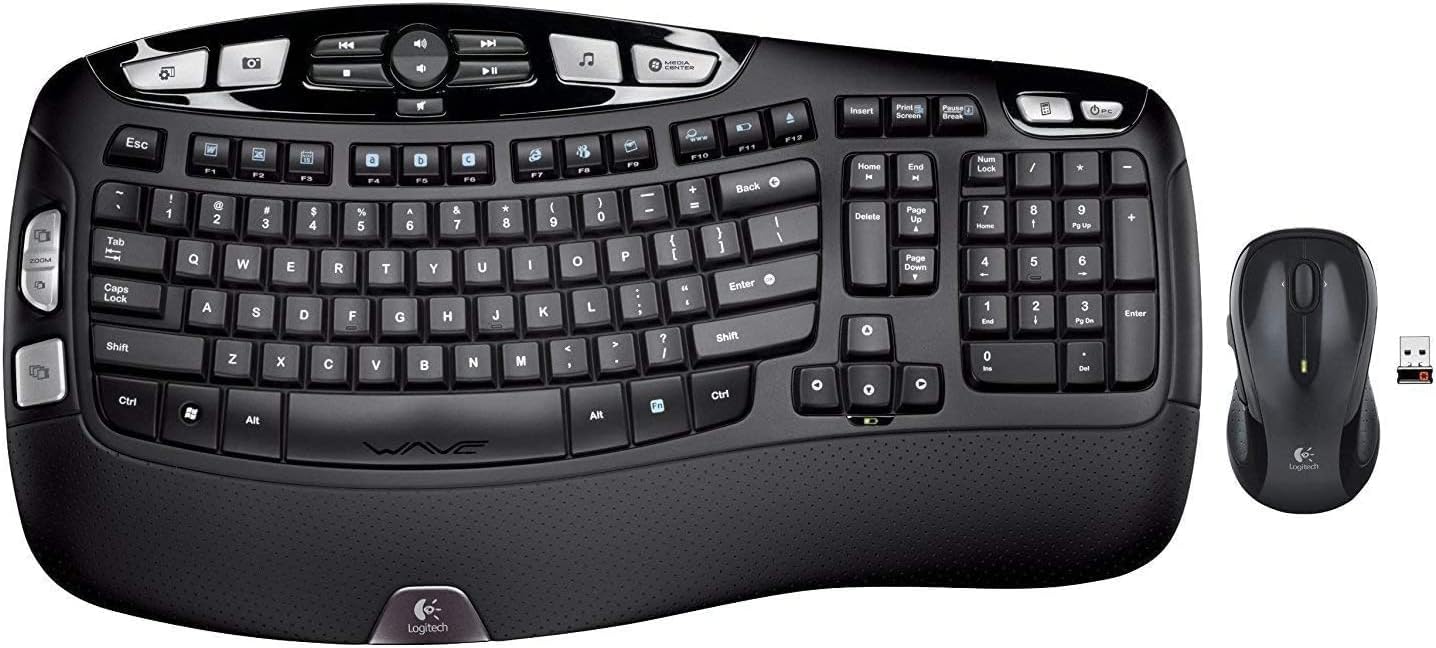 Logitech MK550 Wireless Wave Keyboard Mouse Combo