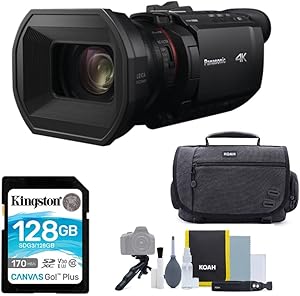 Panasonic HC-X1500 4K Pro Camcorder Bundle - Black