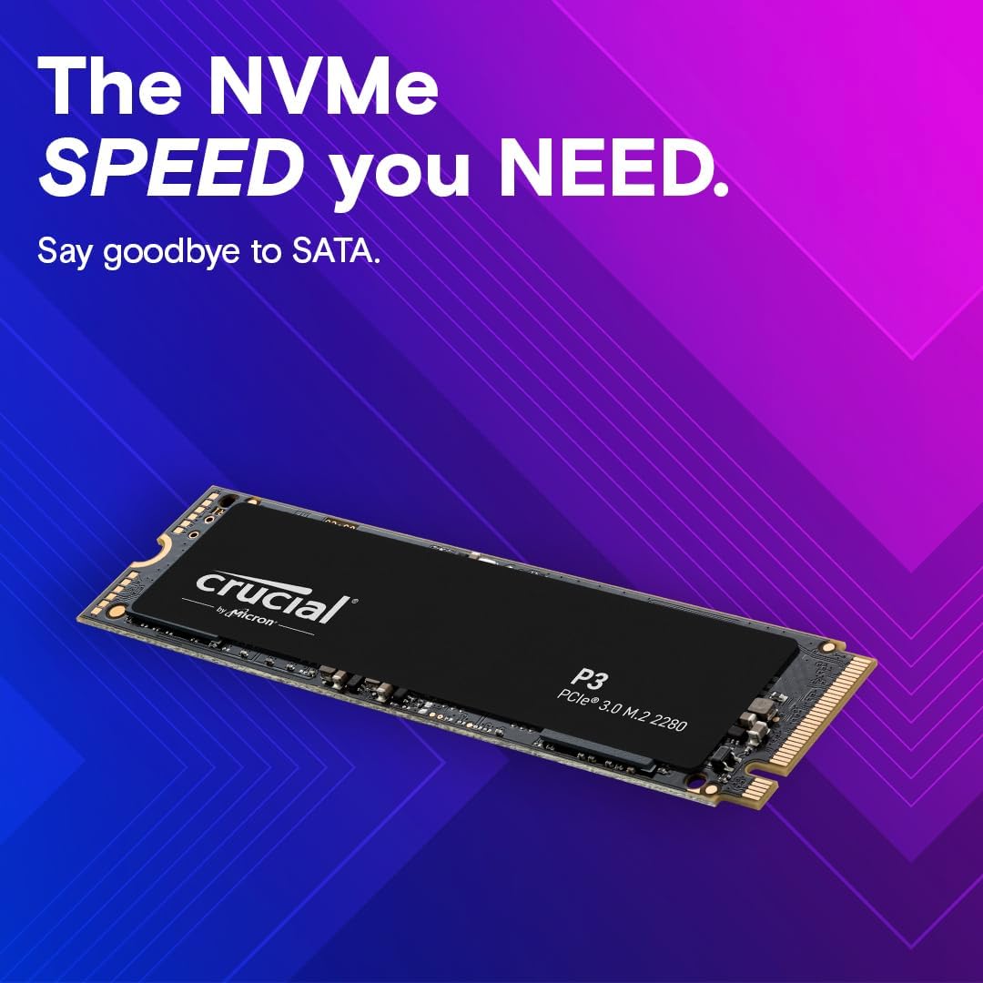 Crucial CT1000P3SSD8 1TB NVMe PCIe Gen3 SSD