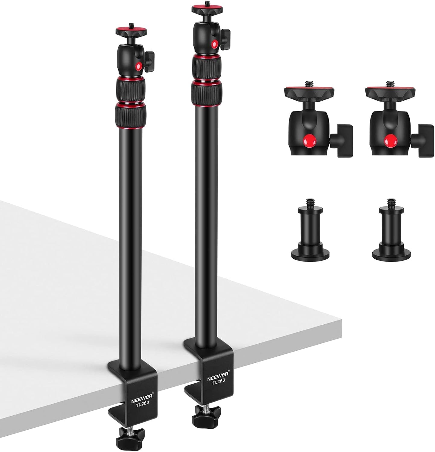 Neewer 10101565 Extendable Camera Desk Mount Stand 2-Pack