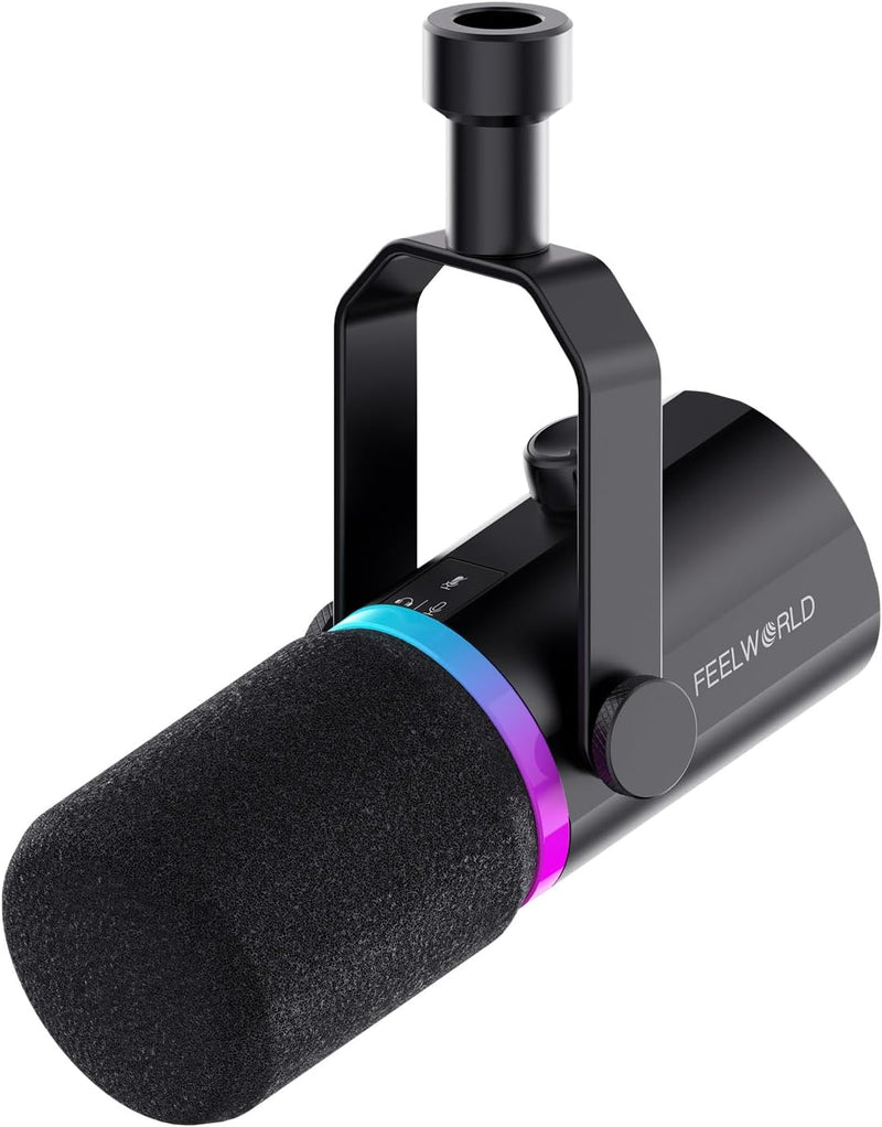FEELWORLD PM1 USB XLR Dynamic Studio Microphone — main product image