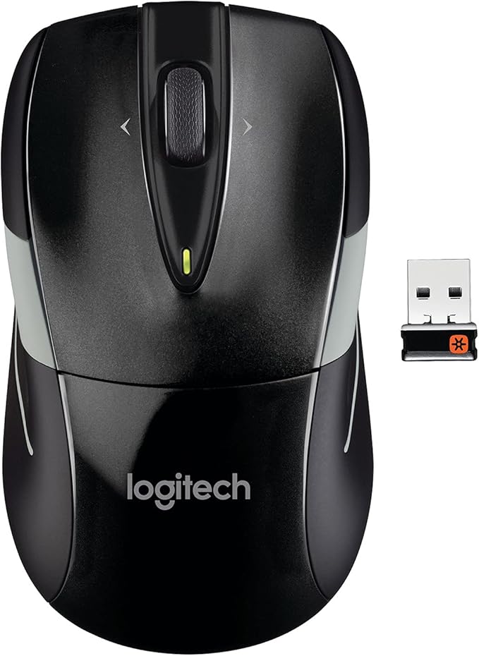 Logitech 910-002696 M525 Wireless Mouse - Ergonomic Design