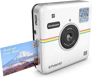 Polaroid POLSM01W Socialmatic 14MP Wi-Fi Instant Camera - White