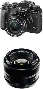 Fujifilm X-T2 Mirrorless Camera 18-55mm & 35mm Lens Kit