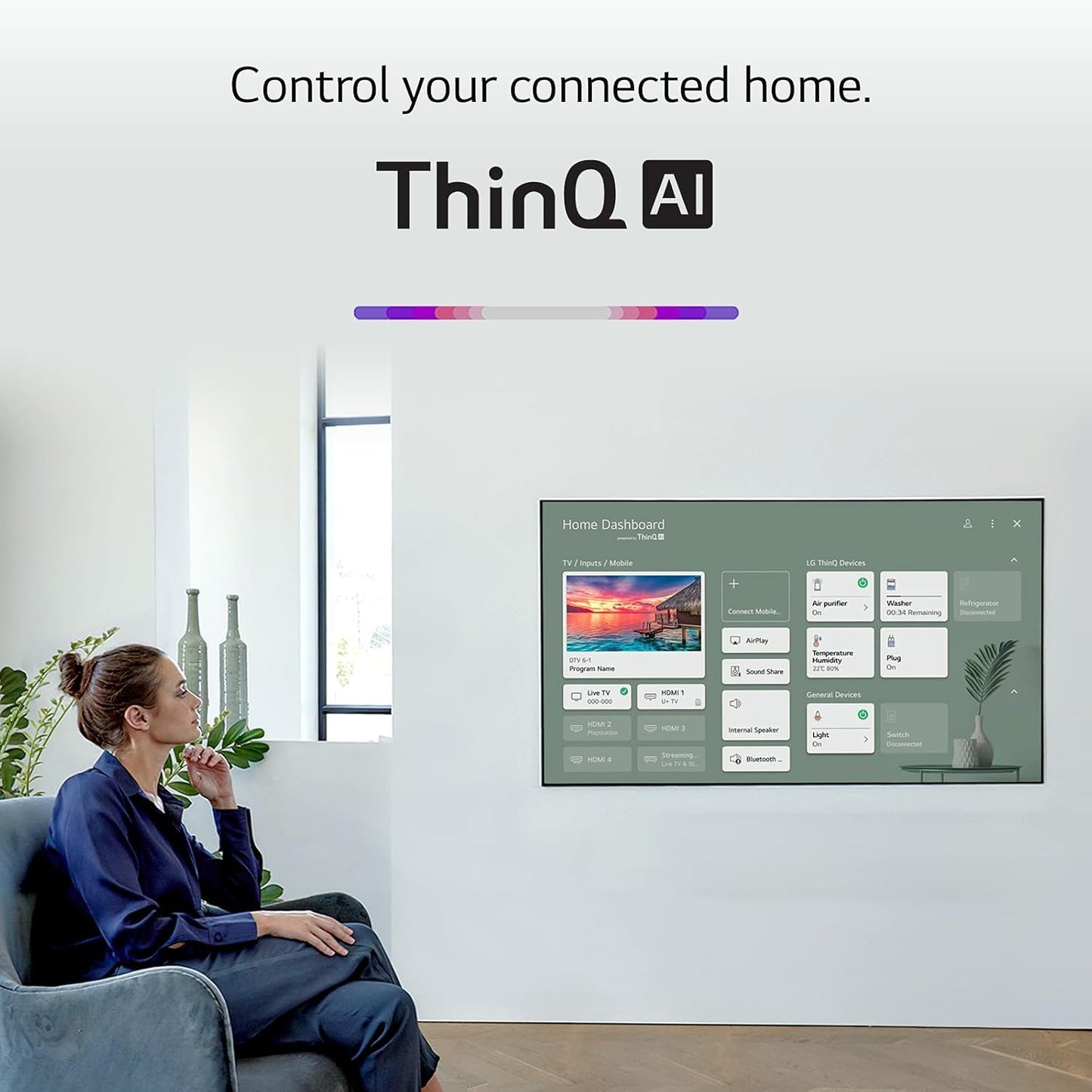 LG 50NANO80UPA 50" NanoCell 4K TV Platin Audio System