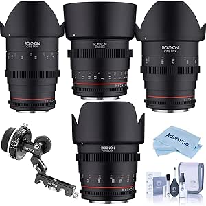 Rokinon DSX 4 Lens Cine Bundle Canon EF