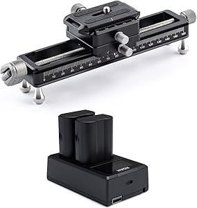 NiSi NM-180 Macro Focusing Rail Kit with Batteries