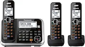 Panasonic KX-TG6843B DECT 6.0 Cordless Phone System — main product image