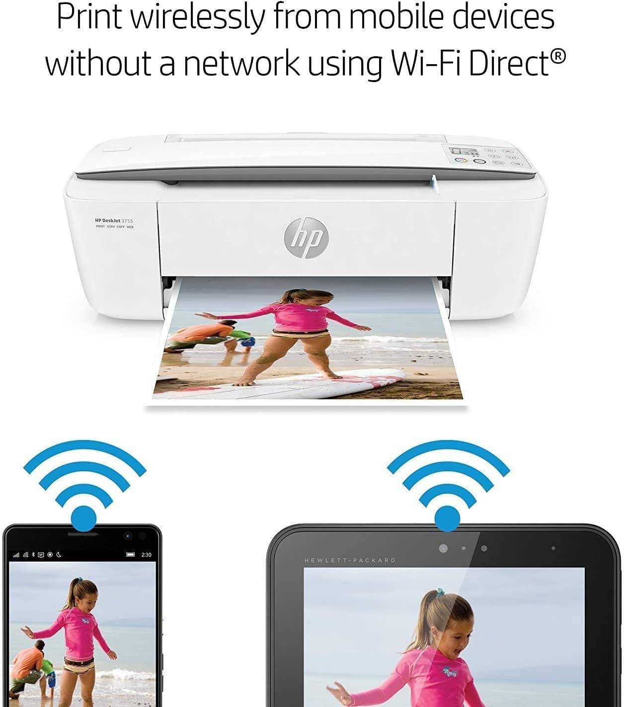 HP R-HP10128 DeskJet 3755 Wireless All-in-One Printer