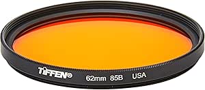Tiffen 6285B 62mm 85B Tungsten to Daylight Filter