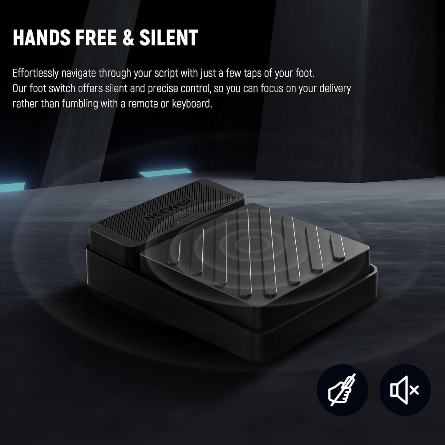 Neewer 10104437 Teleprompter App Foot Switch
