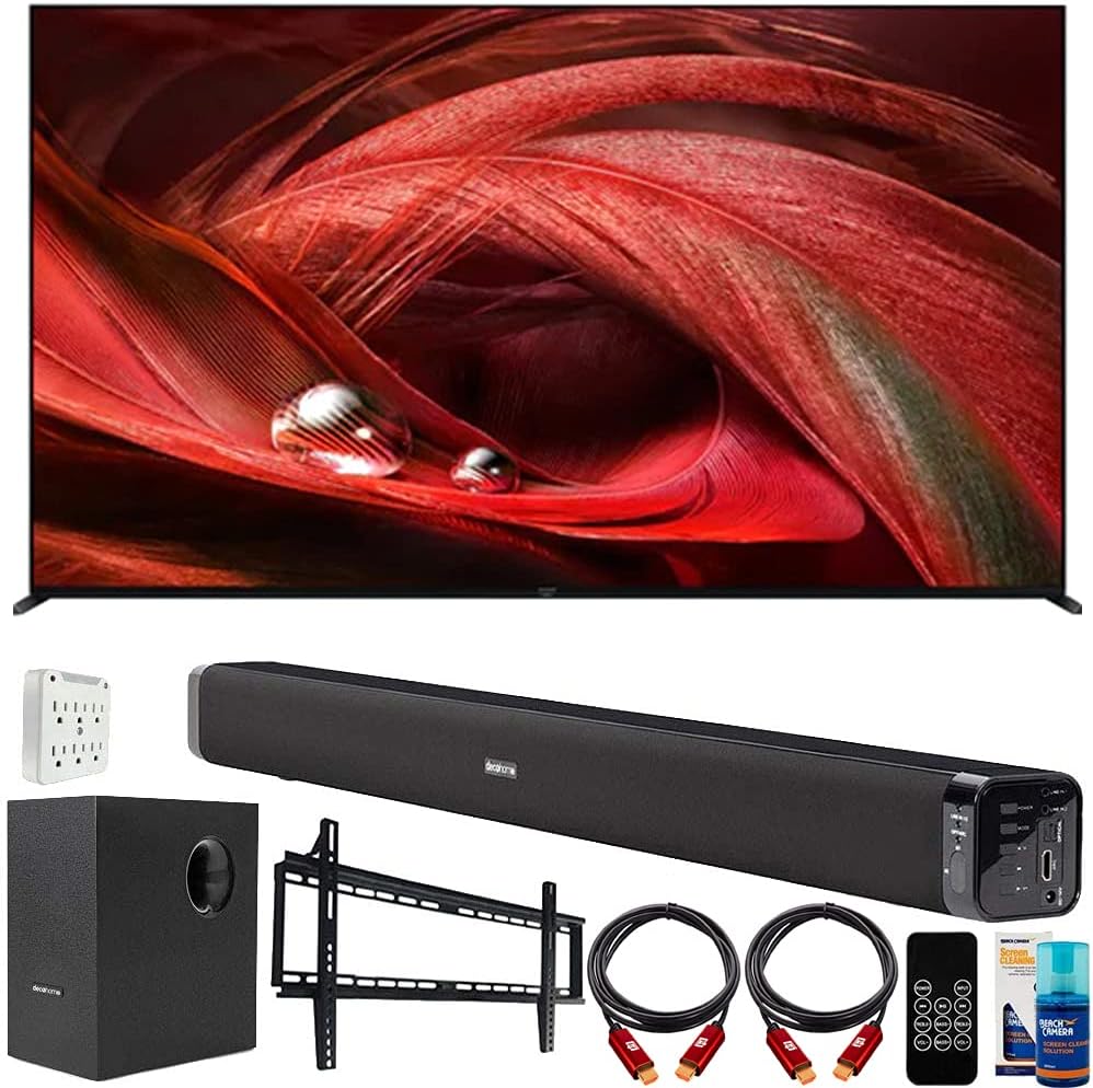 Sony E10SNXR75X95J 75" X95J 4K UHD LED Smart TV Bundle
