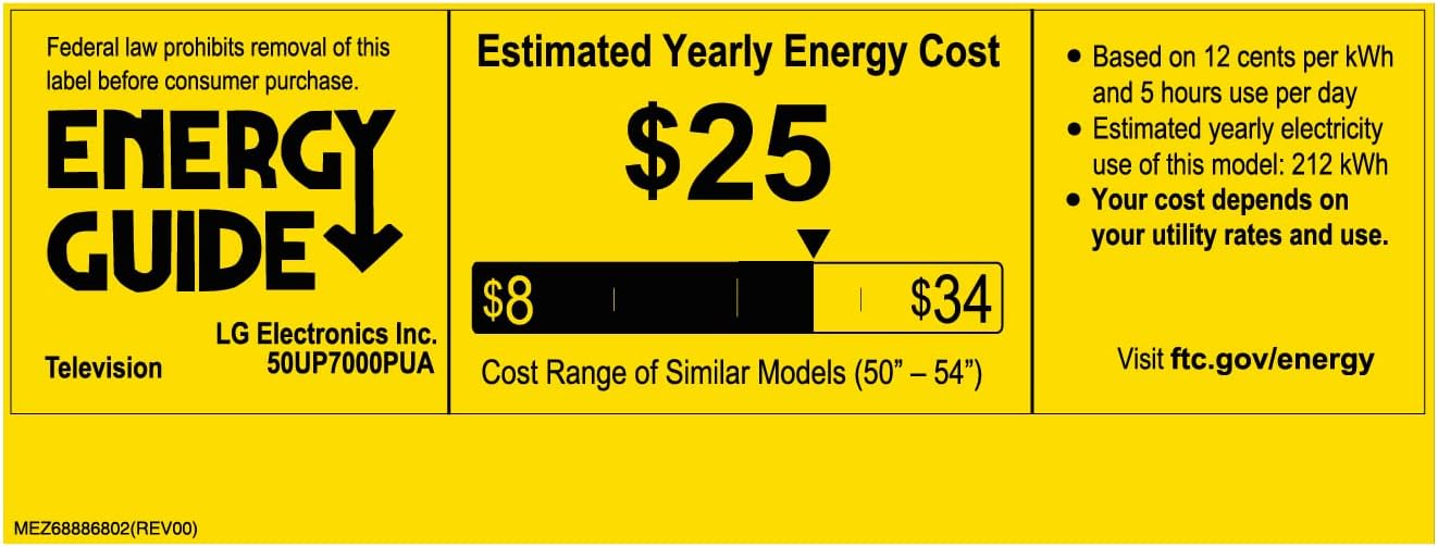 LG 50UQ70ZUE 50-Inch 4K Smart LED TV Renewed