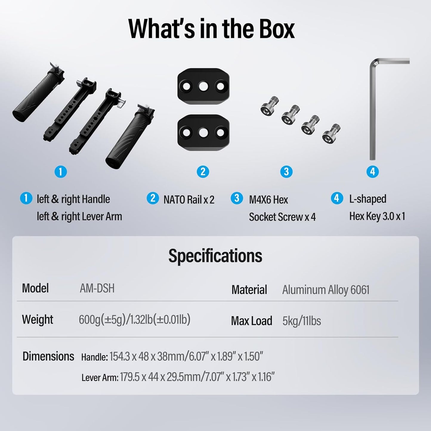 Sirui AM-DSH - Dual Handgrip for DJI Ronin Gimbals