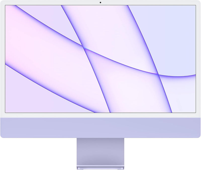Apple M1 iMac 24-inch 8GB RAM 256GB SSD Purple (Renewed) — main product image