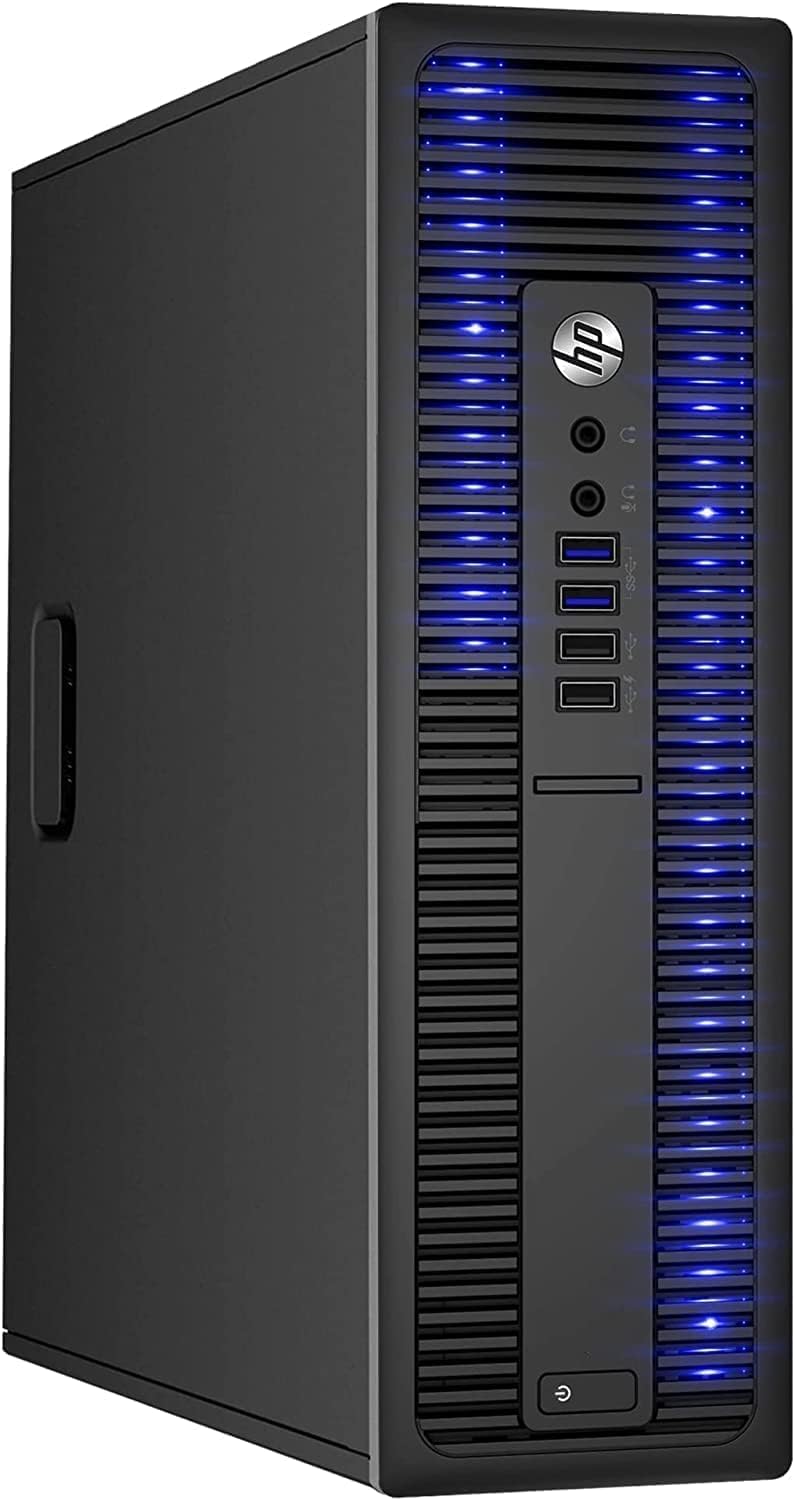 HP EliteDesk RGB Gaming PC AMD 16GB 512GB SSD Win10 Renewed