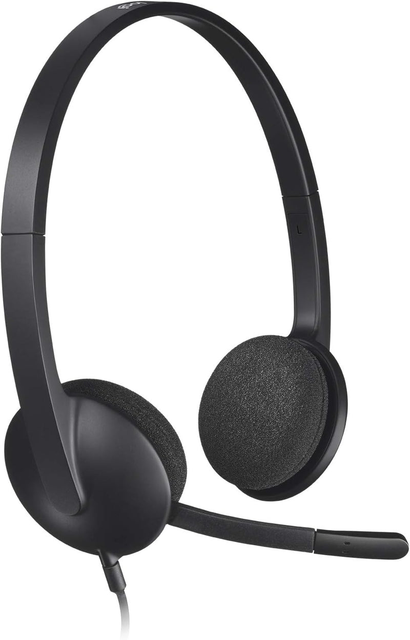 Logitech 981-000507 USB Headset H340 Stereo Black — main product image