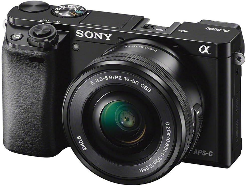 Sony ILCE6000L/B Alpha a6000 Mirrorless Camera with 16-50mm Lens