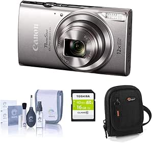 Canon PowerShot ELPH 360 HS Digital Camera Bundle