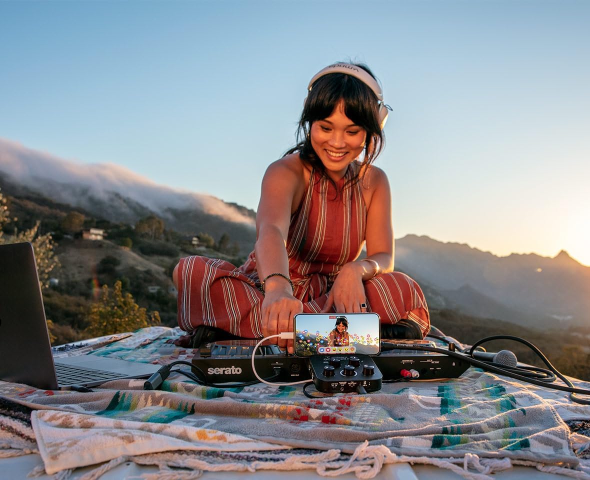 Roland GO:MIXER PRO-X: Smartphone Audio Mixer, 7-Channel, Livestreaming