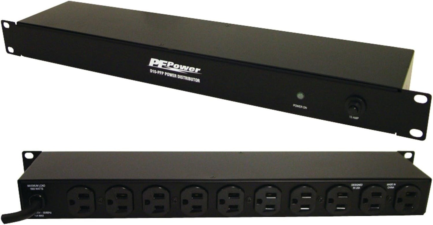 Furman D10PFP Rackmount 10-Outlet Power Distributor